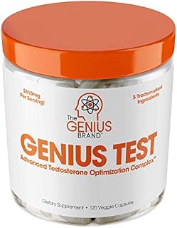 Genius Test - The Smart Testosterone Booster For Men | Natural Energy Supplement