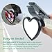 LoyaGour Baby Car Mirror Rear Facing,Convex Rear View Baby Mirrors for Cars,Automotive Interior 360 Degrees Adjustable Love Mirrors to See Kids,Babies,Infants and Newborn(Clip on Install)
