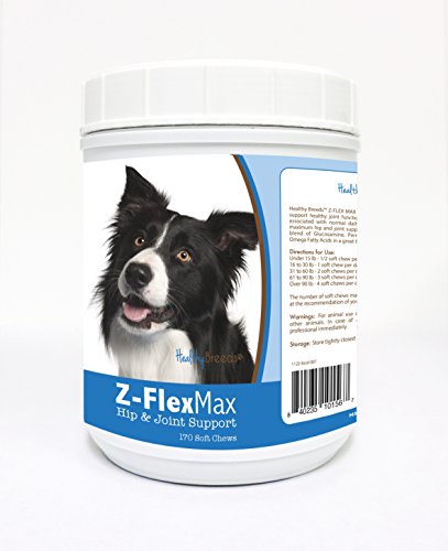 Healthy Breeds Border Collie Z-Flex Max Hip and Joint Soft Chews 170 Count