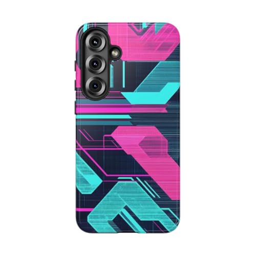 Coque Samsung S25 Plus rose neon cyberpunk pour vos sorties nocturnes