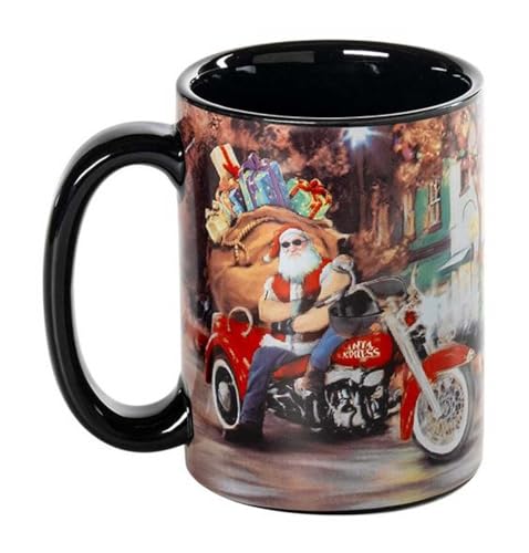 Taza Cerámica Harley-Davidson Negra 15 oz miniatura 1