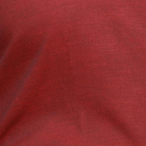 Image of Park Avenue Men's Solid Pattern Slim Fit Cotton Blend Full Sleeve Semi Cut Away Collar Formal Shirt