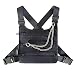 Chest Bag for Man , Multiple Pockets Waterproof Tactical EDC Running Bag for Hiking, Commuting, Bicycle Sport