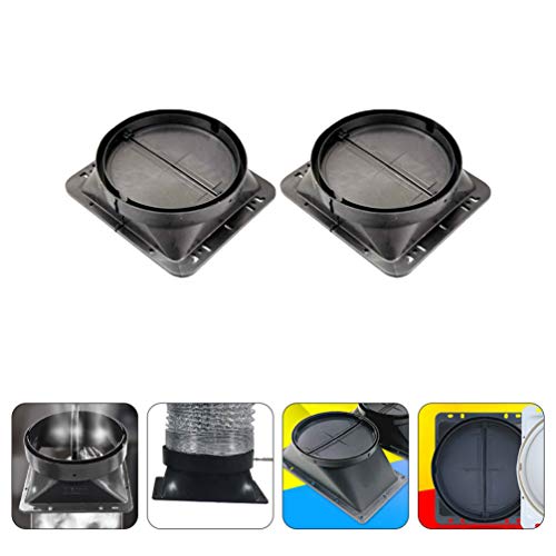 Lurrose 2 Pcs Exaustores de Cozinha De Plástico Válvula Anti Odor de Cozinha Gama Pipe Anti Cheiro d