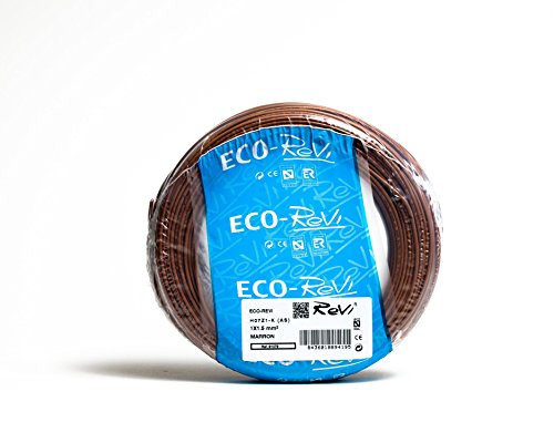 Cable FLEXIBLE LSZH (LIbre de Halógenos) H07Z1-K(AS) 1 x 1,5 mm² 100 m (Marron)