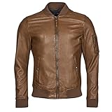 Oakwood United 6 Jacken Herren Cognac - XXL - Lederjacken/Kunstlederjacken Outerwear