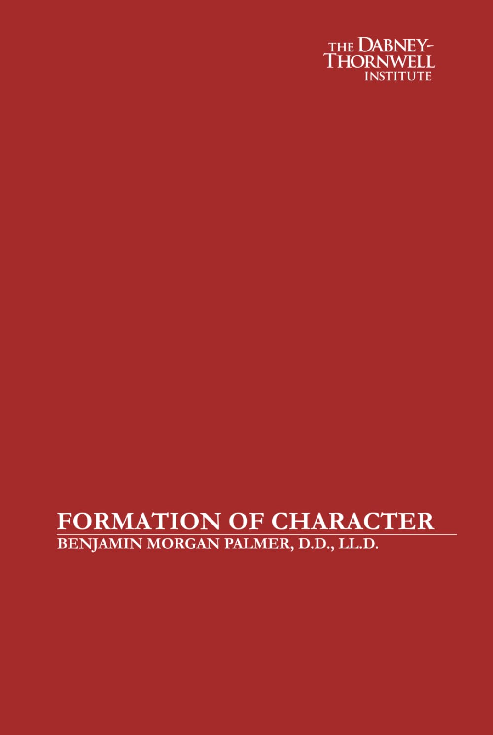 Formation of Character