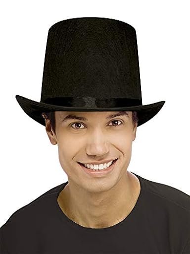 Rubies - Sombrero Copa, Color Negro (H663) Carnaval | Ya disponible en tu tienda friki favorita! En mundofriki.es!