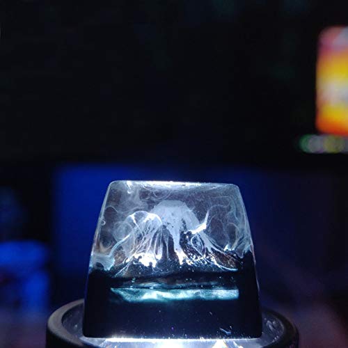 Image of Transparent Keycap Fog Style Mountain Keycap for MX Mechanical Keyboard Unique Gifts for Friends
