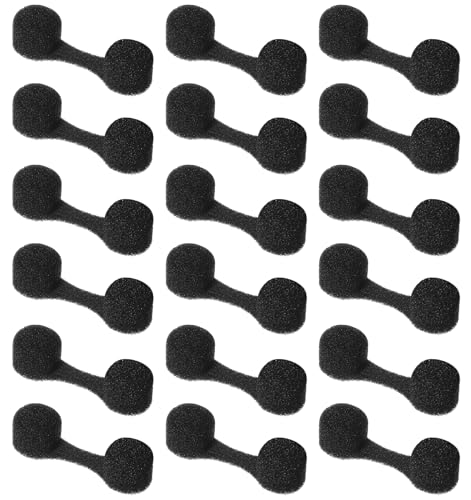 50Pcs Nose Plugs for Dust, Nose Filters for Dust for Allergies & Construction, Soft & Comfortable Nasal Filters (Black)