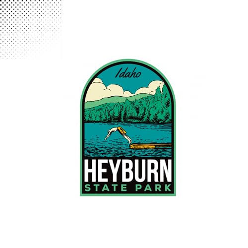 Heyburn State Park Sticker, Gift for Traveler Hiker Camper, Adventure Sticker, Travel Lover Gift