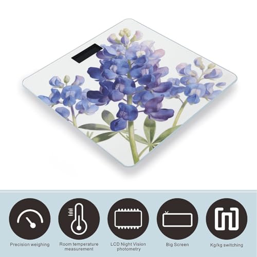 Báscula digital Indigo Bloom para peso corporal hasta 180 kg miniatura 3