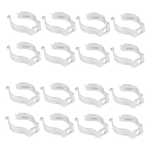 iplusmile 100piezas Soporte De Clip u Soporte Para Tubo De Luz Led Robusto y Duradero Fácil De Instalar