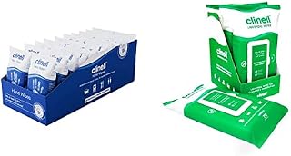 Clinell Family Protection Wipes (CW70R4 & CAHW8F20) - 4 Packs of 70 Wipes and 20 Packs of 8 Wipes, Dermatologically Tested Kills 99.99% of Germs, Bacteria & Viruses - Family Pack