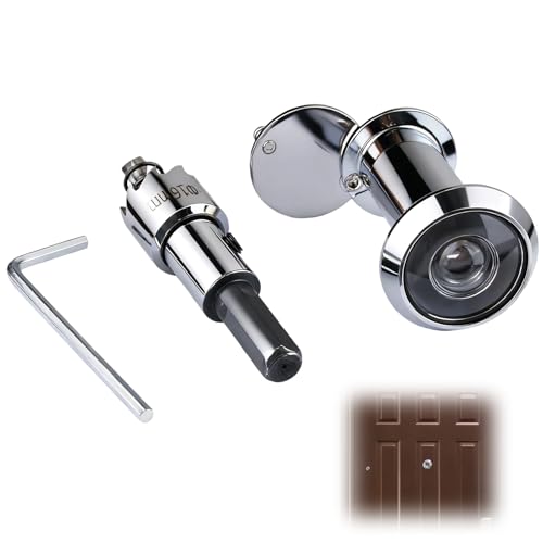 Türspion Mit Sichtschutz 200° Weitwinkel, Optisches Glaslinsen-Viewer Ø16 mm Mit Lochsäge-Bohrwerkzeug, Einstellbar Für Türen 40–60 mm Dicke, Einfach Zu Installieren Türspion Mit Sichtschutz 200° Weitwinkel, Optisches Glaslinsen-Viewer Ø16 mm Mit Lochsäge-Bohrwerkzeug, Einstellbar Für Türen 40–60 mm Dicke, Einfach Zu Installieren