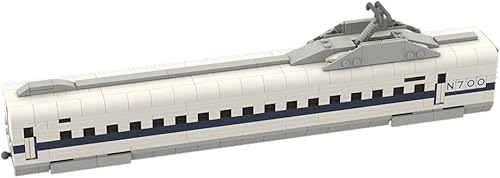 Miniatura 8 de Technic - Juego de bloques de construcción de tren de locomotora eléctrica, 2793 piezas MOC japonés de alta velocidad de tren ferroviario modelo de