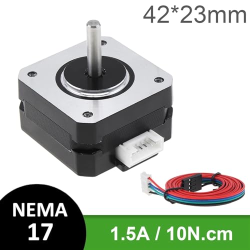 Moteur pas à pas Nema 17 42mm pour imprimante 3D et CNC compacte - 23mm 10N.cm 1.5A