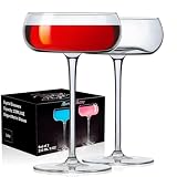 PARACITY Martini-Gläser, 240 ml, mundgeblasene Premium-Gläser, perfekt für Cocktails, Martinis...
