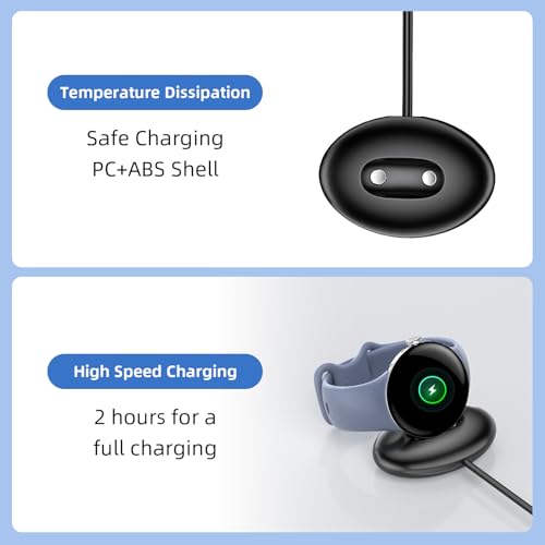 Cable de carga rápida con soporte magnético seguro para Google Pixel Watch 4 5