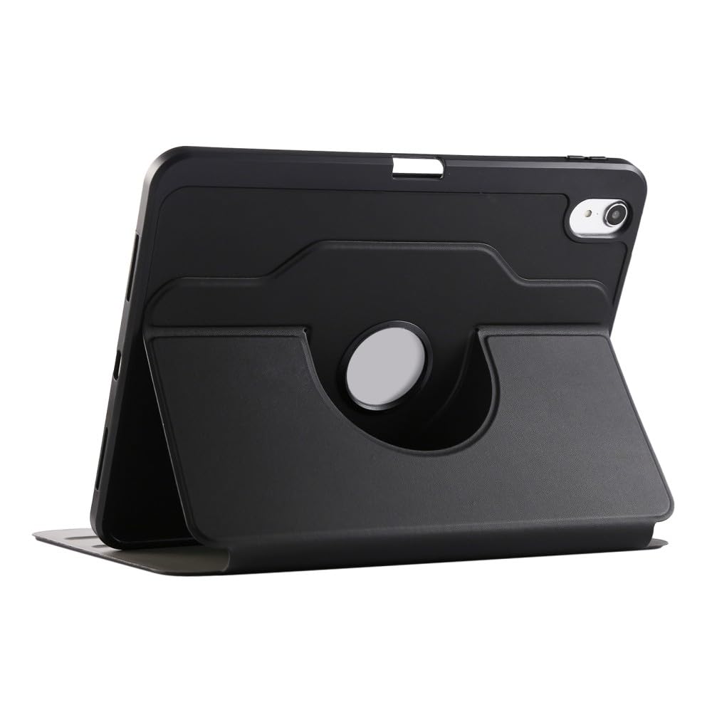 Smart case iPad mini 7e génération 2024 noir étui cuir rigide pivotant - 8
