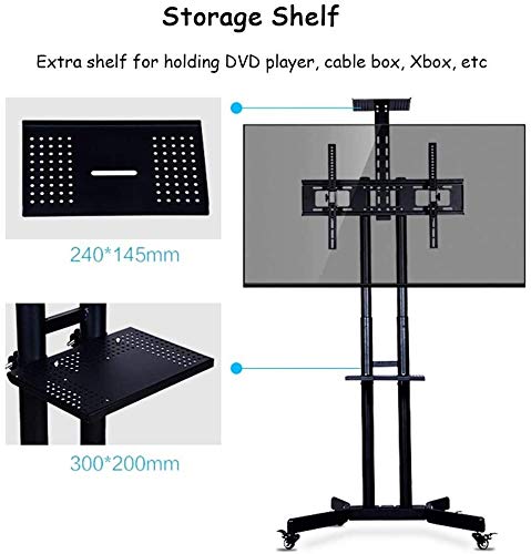 Soporte móvil para TV Rolling TV Stand para habitaciones y aulas miniatura 5