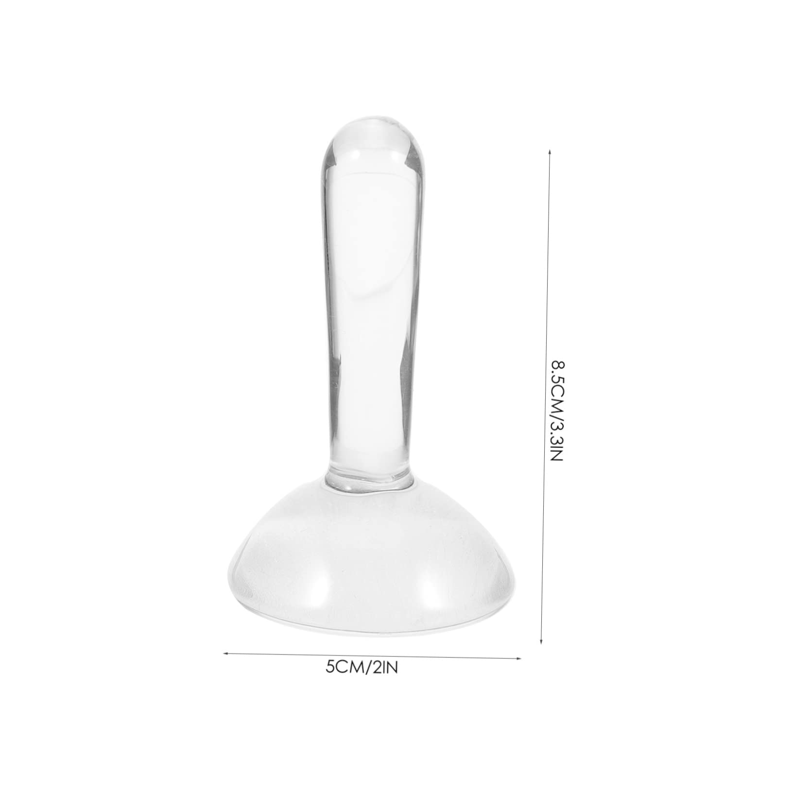 Pigmentmahlstößel Aus Glas Mit Ergonomischem Griff Für Ölfarben Und Aquarellmalerei Praktischer Glasmörser Zum Mahlen Von Pigmenten Leicht Und Tragbar 2.95X1.77X1.77In