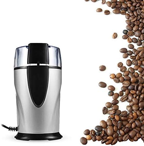 Hiru Coffee Grinder Electric - Small & Compact Simple Touch Blade Mill - Automatic Grinding Tool Appliance for Whole Coffee Beans, Spices, Herbs & Nuts (L-4,W-4,H-7=in)