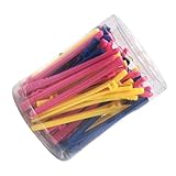 BESTYASH 1 caja Pinzas de Pelo Grandes de Plástico para Peluquería Clips Tipo Cocodrilo Duraderos y Ligeros de Unidades para Estilismo Profesional y Uso Personal