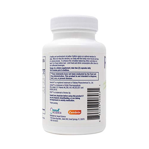 Savant Science Restorez Deep Asleep (60 Capsules) Natural Sleep Supplement - Combat Nighttime Disruptions And Restore Your Sleep - Non-Habit Forming Sleep Aid #TOP2