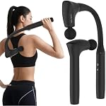 2-in-1 Convertible Muscle Relaxer with Detachable Extended Handle, 10mm Deep Tissue Relax Gun for Workout, Ergonomic for Effortless to Use,Gift for Woman Man RelaxSport M1