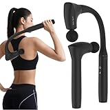 2-in-1 Convertible Muscle Relaxer with Detachable Extended Handle, 10mm Deep Tissue Relax Gun for Workout, Ergonomic for Effortless to Use
