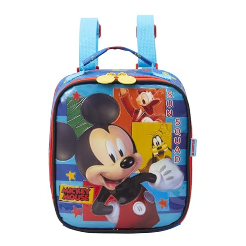 Kit Mochila Com Carrinho Lancheira E Estojo Mickey 13260
