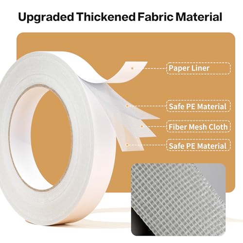 Image of Hemming Tape for Pants, 3 /4'' X 72FT, Double Sided Fabric Tape