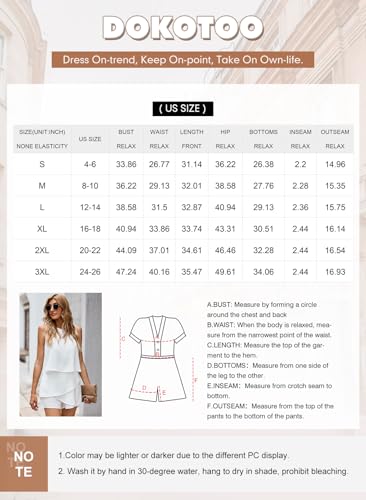 Dokotoo Women'S Ladies Fashion 2024 Elegant Summer Casual Sexy Off Shoulder Halter Neck Ruffle Chiffon Sleeveless One Piece Short Rompers For Women Jumpsuits Pink S thumb #3