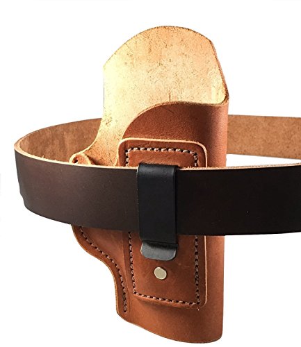 Dangerous Threads Concealed Carry Weapon Belt (CCW) - Mens Heavy Dark Chocolate Brown Leather Gun Belt 1 3/4" Wide2