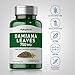 Piping Rock Damiana Leaf Capsules | 750 mg | 200 Count | Herb Extract Supplement | Non-GMO, Gluten Free