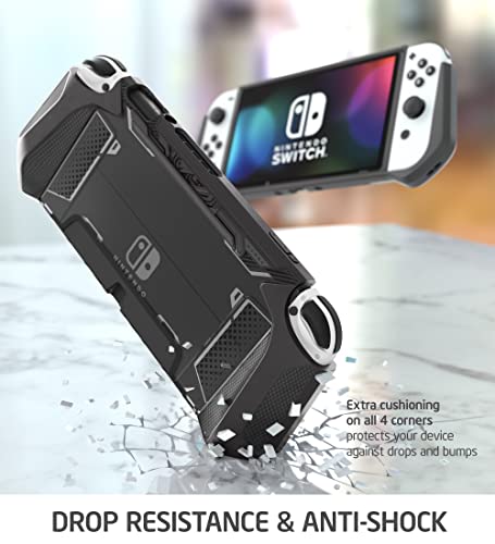 Mumba MBA-SWITCH2021-BLADE Dockable Case For Nintendo Switch Oled 2021, Blade Series Tpu Grip Protective Cover Accessories Compatible thumb #2