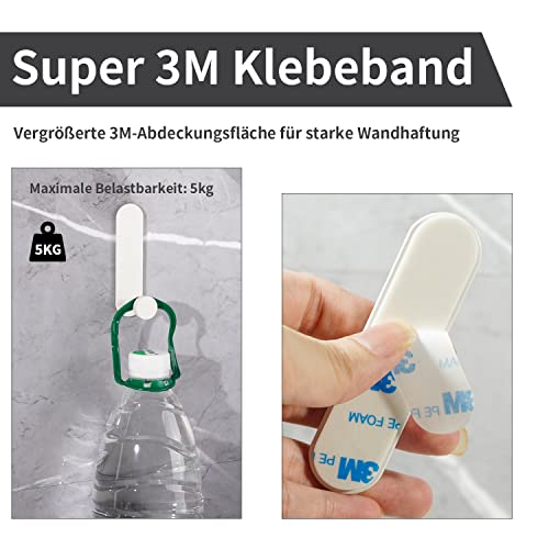 JS Sticky Hooks Extra Strong Self Adhesive Towel Holder Hooks Stick on Wall Over Door for Hanging Coat Hat Robe Bath Towel in Bathroom Shower Kitchen,2 Pack - Cosy Home Interiors JS Sticky Hooks Extra Strong Self Adhesive Towel Holder Hooks Stick on Wall Over Door for Hanging Coat Hat Robe Bath Towel in Bathroom Shower Kitchen,2 Pack - Image 6