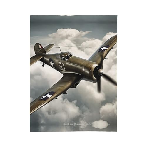 Couverture flanelle avion super douce pour nuits fraîches
