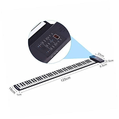 OFFSCH 1 Set 88 Roll 88 Touches De Piano Clavier En Silicone Piano 88 Touches Piano Électronique 88 Touches Piano Pliable 88 Touches Instrument De Piano Majeur Store Enrouleur En - Les Beatles, Paul McCartney, John Lennon, RIngo Starr, George Harrison OFFSCH 1 Set 88 Roll 88 Touches De Piano Clavier En Silicone Piano 88 Touches Piano Électronique 88 Touches Piano Pliable 88 Touches Instrument De Piano Majeur Store Enrouleur En – Image 6