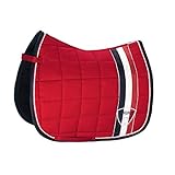 eskadron big square cotton  Eskadron Basic Big Square White, Navy u. Chilli red, Größe:Dressur (DL), Farbe:Chilli red