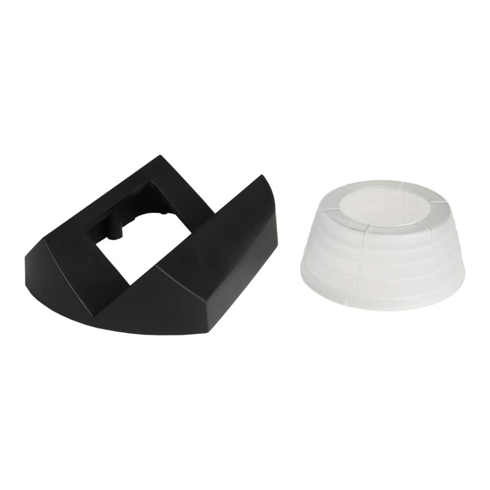 Theben 1010511 theLuxa S360 BK I Détecteur de Mouvement I Couverture Angulaire 360° I Tête de capteur pivotable I pour l'éxteriereur