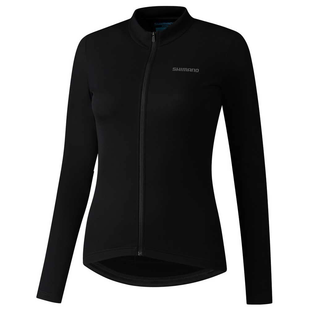 Shimano Clothing Women's, Element LS Jersey, Black, Size M