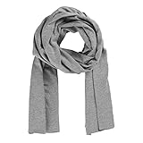 Bordeaux Neutral - Baumwollschal / Sports Grey, 180 x 40 cm