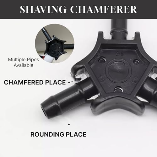 Multi Kalibrierer Entgrater 16–20–25mm für Mehrschichtverbundrohre,Präzises Kalibrierwerkzeug Aluverbundrohr für Installationen,Verbundrohr Kalibrierer und Entgrater für PEX-AL-PEX,Kalibrierwerkzeug