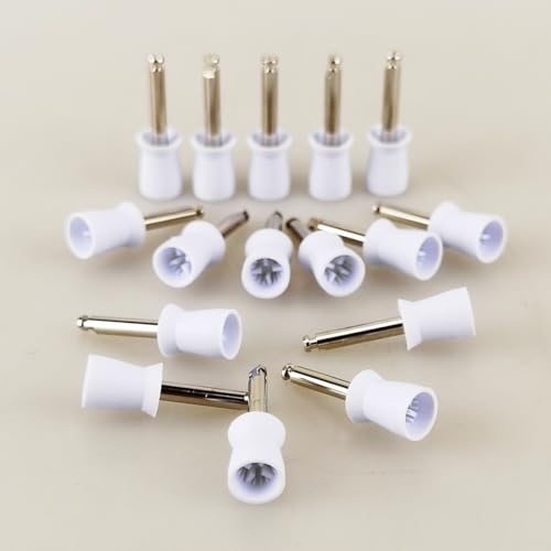 Melleco 100pcs Polishing Wheel Cups Soft Webbed for Small Item Hard Surface Polishing