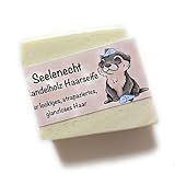 Sandelholz Haarseife//Otter Geschenk//Seife Otter