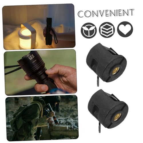 Tapas de repuesto para interruptor de linterna en acampadas y reparaciones LED 5