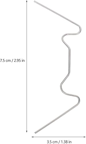 Miniatura 4 de Abrazaderas de vidrio para invernadero, 100 unidades, acero inoxidable, clip de resorte