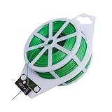 rinteria 656ft/200m Twist Ties for Plants, Garden Twine for Climbing Plants & Outdoor Use, UV Resistant Plant Ties with Cutter, Garden Wire/String/Ties for Vines, Shrubs, Home & Office Organizing